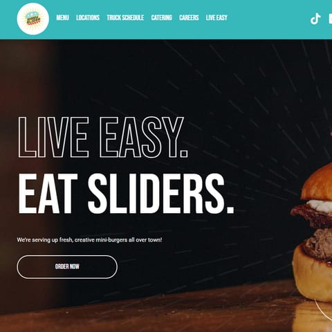 The Easy Slider website home page.